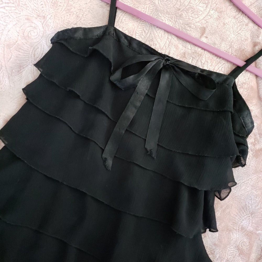 Ruffled Black Dress (Flapper Style)
